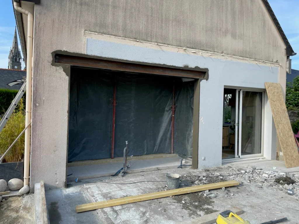 ouverture mur porteur baguer morvan